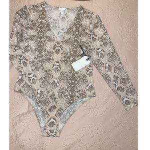 Women’s Snake Print body suit
